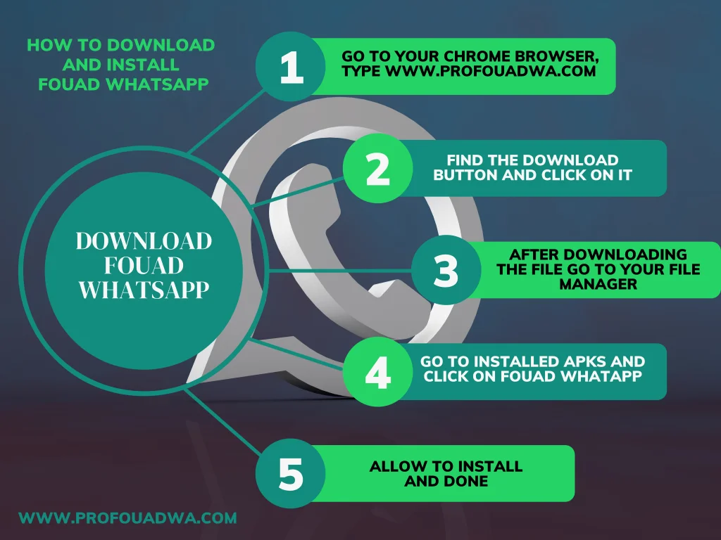 Download and install Fouad WhatsApp