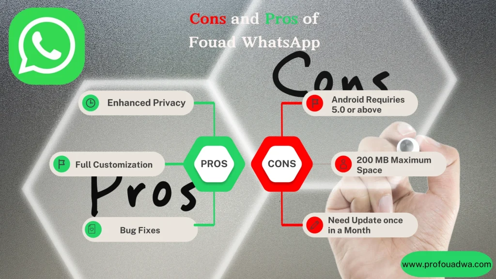 Pro & Cons of FM WhatsApp